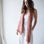 Apparel - WEST cotton scarf - BED AND PHILOSOPHY