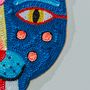 Autres décorations murales - Tigre souriant turquoise - TIENDA ESQUIPULAS