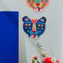 Autres décorations murales - Tigre souriant turquoise - TIENDA ESQUIPULAS