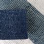 Coussins textile - VELOURAMA - Housse de Coussin Velours imprimé bleu 50 x 30 cm - CONSTELLE HOME