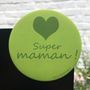 Papeterie - Magnet "Super maman" made in France - LULU CREATION®