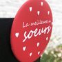 Papeterie - Magnet format rond made in France - LULU CREATION®