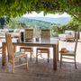 Lawn chairs - RATIO - Dining chair high back - IL GIARDINO DI LEGNO