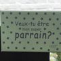 Papeterie - Magnet "Veux-tu être mon parrain?" made in France - LULU CREATION®