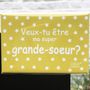 Gifts - Swivel countertop display “Want you...?” made in France - LULU CREATION®