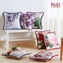 Christmas garlands and baubles - Fruit & Flower - Woven Textile Art Cushion Cover - PASAYA
