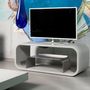Sideboards - OPUS VIDERO Concrete Sideboard / TV-Stand Cabinet with wood or stainless steel insert - CO33 EXKLUSIVE BETONMÖBEL