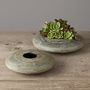 Vases - Natural Slate Stone Tabletop Planter - VEN AESTHETIC CREATIONS