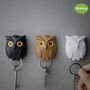 Other wall decoration - Night Owl : Key Ring Collection Organizer Decorate home - QUALY DESIGN OFFICIAL