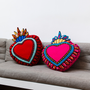 Coussins - Cushion Milagro Heart embroidered  - KITSCH KITCHEN