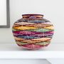 Decorative objects - Layered Coloful Leaves Wounaan Basket - RAINFOREST BASKETS