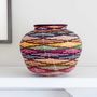 Decorative objects - Layered Coloful Leaves Wounaan Basket - RAINFOREST BASKETS
