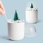 Design objects - Wintertime Cotton Bud Holder : Iceberg Bathroom Collection X'mas Christmas Gifts Eco-Friendly Materials 100% recyclable. - QUALY DESIGN OFFICIAL