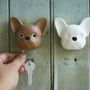Other wall decoration - Frenchy Key Holder - Key Ring Collection: Keyring Pets Dog Panda Mouse Cat and Friends Home Decor - QUALY DESIGN OFFICIAL