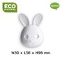 Other wall decoration - Bella Bunny Keyring: Collection Animals Pet Rabbit Key Ring - QUALY DESIGN OFFICIAL