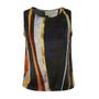 Homewear textile - Golden Lining Silk Tank - ATELIER PICHITA
