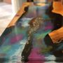 Tables basses - Table Inspirée de la rivière colombienne "caño cristales" - JIMMY ARTWOOD