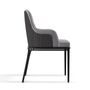 Lawn chairs - CHARLA GREY  DINING CHAIR - LUXXU