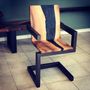 Office seating - Armchair Jimmy Artwood - JIMMY ARTWOOD