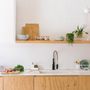 Kitchen utensils - White metal fruit basket MS70026 - ANDREA HOUSE