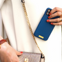 Accessoires de voyage - Coque miroir : Soft Prussian Blue - iPhone 11pro, 11, X, Xr, 6789SE - CASYX