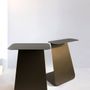 Tables basses - Table d'appoint rectangulaire asymétrique YOUMY - Bronze anodique - MADEMOISELLE JO