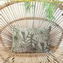 Fabric cushions - GOA cushion in printed velvet, - EN FIL D'INDIENNE...