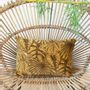 Coussins textile - GOA cushion in printed velvet, - EN FIL D'INDIENNE...