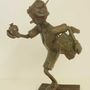 Sculptures, statuettes and miniatures - Bronze Pinocchio sculpture - MICHEL AUDIARD