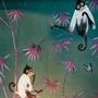 Autres décorations murales - Papier peint Treillage Bambou Jungle - LALA CURIO LIMITED