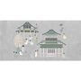 Other wall decoration - Pagoda Wallpaper - LALA CURIO LIMITED