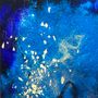 Art glass - Starry Night Painting - GLASS & ART BY F