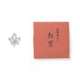 Gifts - Silver Incense Holder Maple Leaf - SHOYEIDO INCENSE CO.