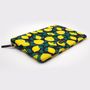 Bags and totes - Laptop sleeve Macbook iPad : Midnight Lemons - CASYX