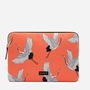 Accessoires de voyage - Sacoche / housse d'ordinateur Macbook 13" : Coral Cranes. - CASYX