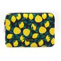 Bags and totes - Laptop sleeve Macbook iPad : Midnight Lemons - CASYX