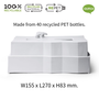 Stationery - Polar Bear Iceberg Container: Iceberg Kitchen Collection: Organizer 100% recyclable environmentally friendly materials - QUALY DESIGN OFFICIAL