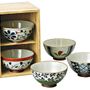 Ceramic - Japanese bowl set - SHIROTSUKI / AKAZUKI JAPON