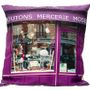 Fabric cushions - Cushions (cover) Paris Old Store front - MARON BOUILLIE