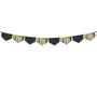 Design objects - Scalloped fringe garland, mix, 3m  - PARTYDECO