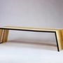 Coffee tables - French solid ash coffee table - MR LOUIS