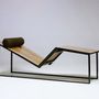 Lawn chairs - Lounger in solid French walnut - MR LOUIS