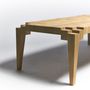 Coffee tables - Coffee table in solid oak of Burgundy I Utopia of Perfections 2 - MR LOUIS