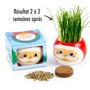 Toys - Santa Claus Ceramic Pot - Sowing Grass - RADIS ET CAPUCINE