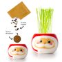 Toys - Santa Claus Ceramic Pot - Sowing Grass - RADIS ET CAPUCINE