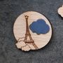 Jeux enfants - BROCHE Paris sous les nuages - NI UNE NI DEUX BIJOUX