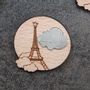 Jeux enfants - BROCHE Paris sous les nuages - NI UNE NI DEUX BIJOUX