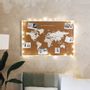 Other wall decoration - Woody Map Natural - Cork maps of the World - MISS WOOD