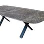 Dining Tables - Dining Table with Byblos Leg - COLOMBUS MANUFACTURE FRANCE