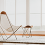 Objets design - Canvas Mariposa en toile (fauteuil en chanvre) - Structure Chrome - CUERO